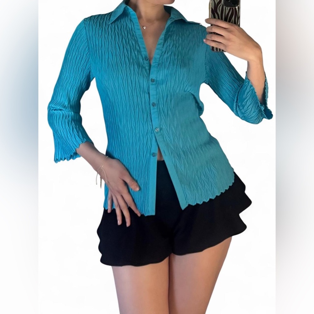 NICOLA Vintage Blue Blouse